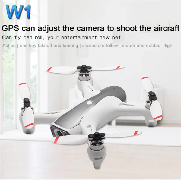 Syma W1 Drone GPS 5G Wifi Con 1080P HD Cámara Ajustable Seguimiento Inteligente Modo de Vuelo Estable Drone Profesional - Syma W1 Drone GPS 5G Wifi con 1080P HD Cámara ajustable Sígueme profesional Drone 360 group