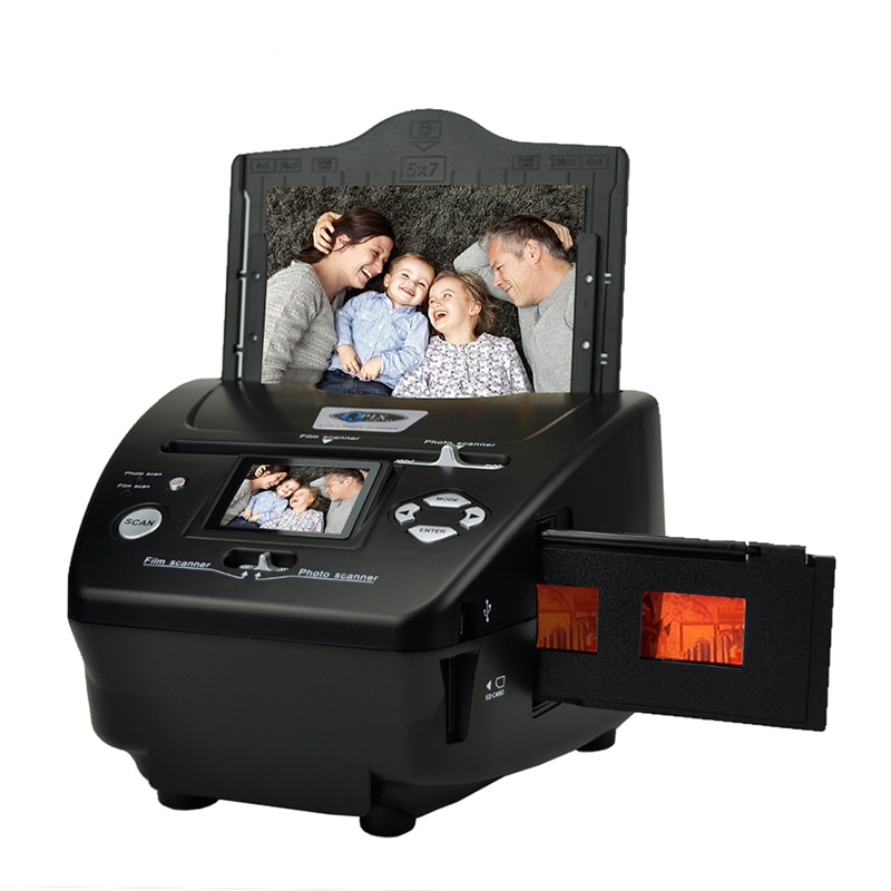 Escáner Multifunción 4 en 1 – 16MP Fotos/Negativos/Diapositivas